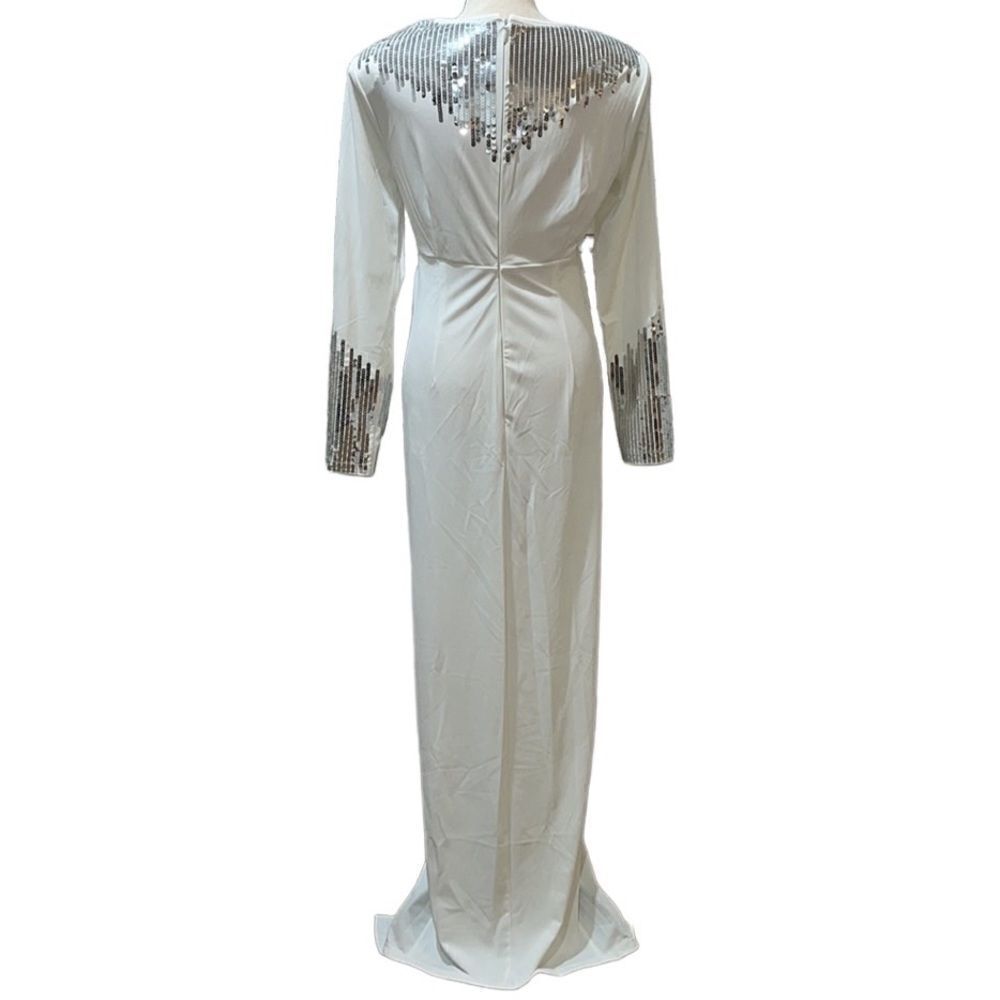 FTF Sequin Detail Keyhole Gown (flawed) - Picture 10 of 16
